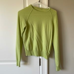 Lord & Taylor light green cashmere sweater